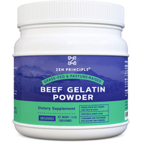Zen Principle Grass-Fed Gelatin Powder, 1.5 Lb. Custom Anti-Aging Protein For Healthy Hair, Skin, Joints & Nails. Paleo And Keto Friendly. Cooking And Baking. Gmo-Free And Gluten-Free. Unflavored.