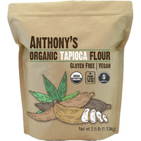 Anthony's Organic Tapioca Flour Starch, 2.5 Lb, Gluten Free & Non Gmo