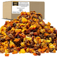 Traina Home Grown Sun Dried Bakers Fruit Medley - Diced Peaches, Cranberries, Apricots, Pears, Nectarines, And Raisins - Non Gmo, Gluten Free, Value Size(5 Lbs)