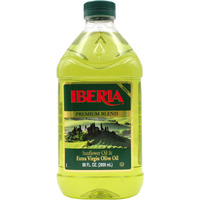 Iberia Premium Blend, Sunflower Oil & Extra Virgin Olive Oil, High Heat Frying, 68 Fl Oz