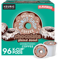 The Original Donut Shop Coffee Chocolate Glazed Donut Keurig Single-Serve K-Cup Pods, Medium Roast Coffee, 96 Count (4 Packs Of 24)
