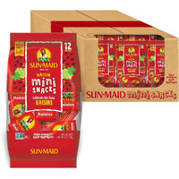 Sun-Maid California Sun-Dried Raisins - (144 Pack) 0.5 Oz Snack-Size Box - Dried Fruit Snack For Lunches, Snacks, And Natural Sweeteners