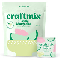 Craftmix Classic Margarita, Makes 12 Drinks, Skinny Margarita Cocktail Mixers - Mocktail Drink Mixers - Made With Real Fruit - Vegan Low-Carb, Low-Sugar, Non-Gmo, Dairy Free, Gluten Free, Easy To Mix