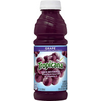Tropicana Juice Beverage, Grape Juice, 15.2 Fl Oz (Pack Of 12) - Real Fruit Juices, Vitamin C Rich, No Added Sugars, No Artificial Flavors