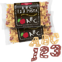 Pastabilities Fun Shaped Pasta For Kids (And Teachers) - Abc 123 Pasta - Letters And Numbers Fun Theme, Non-Gmo Natural Wheat Pasta, All-Natural, Kosher Certified, Made In The Usa, (2 Pack,14 Oz)
