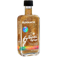 Runamok Sparkle Syrup - Maple Syrup Infused With Edible Sparkles, Perfect Pancake Syrup, Fun Vermont Maple Syrup For Beverages, Fresh Fruit & Dessert Toppings | 8.45 Fl Oz (250Ml)