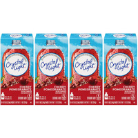 Crystal Light Natural Cherry Pomegranate, 10-Count Boxes (Pack Of 4)