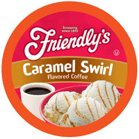Friendly's Flavored Ice Cream Coffee Pods, Compatible With Keurig K Cup Brewers (Caramel Swirl, 40 Count)