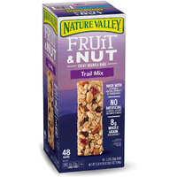 Nature Valley Fruit & Nut Chewy Trail Mix Granola Bars (48 Count) (2 Pack)