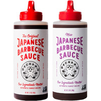 Bachan's Japanese Barbecue Sauce 2 Pack - 1 Original, 1 Miso - Bbq Sauce For Wings, Chicken, Beef, Pork, Seafood, Noodles, And More. Non Gmo, No Preservatives, Vegan, Bpa Free