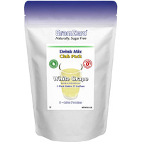 Gramzero White Grape Zero Calorie Sugar Free Drink Mix, Great For Nutrition Club Loaded Teas, Stevia Sweetened