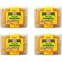 Ziyad Raw All-Natural Honeycomb, 100% Pure Unfiltered Honey Comb, 100% All-Natural, No Additives, No Preservatives, Fresh From The Farm! 13 Oz Pack Of 4