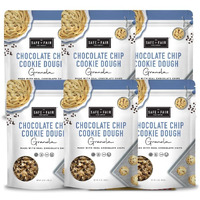 Safe + Fair Chocolate Chip Cookie Dough Granola - Gluten-Free, Dairy Free And Vegan Breakfast, Snack Or Dessert - Free From Top 9 Allergens, Trans Fat And Artificial Ingredients - Non Gmo, 12Oz Pack, 6 Pack