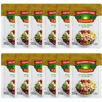 Genova Premium Yellowfin Tuna In Extra Virgin Olive Oil, 2.5 Ounce Packets (Pack Of 12), Wild Caught Tuna