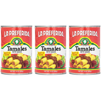 La Preferida Tamales Beef & Pork, 15-Ounce (Pack - 3)