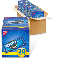 Oreo Chocolate Sandwich Cookies, 120 Snack Packs (4 Boxes)
