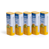 Epic Xylitol Mints - Sugar Free & Aspartame Free Mints Sweetened W/Xylitol For Dry Mouth & Gum Health (Fresh Fruit, 55-Piece Tin, 5 Tins)