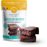 Good Dee's Chocolate Brownie Mix | Keto Baking Mix | Sugar-Free, Gluten-Free, Grain-Free, Nut-Free, Soy-Free & Low Carb Baking Mix | Diabetic, Atkins & Ww Friendly (Pack Of 1)