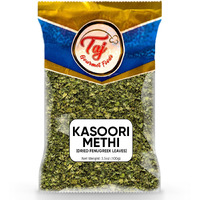 Taj Kasoori Methi, Dried Fenugreek Leaves Pouch | 100G (3.5Oz)