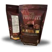 Utah Truffles Sea Salt Dark Chocolate, 16 Oz Each - Total 32 Oz - 2 Pack