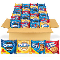 Oreo Original, Oreo Golden, Chips Ahoy! & Nutter Butter Cookie Snacks Variety Pack, 56 Snack Packs (2 Cookies Per Pack)
