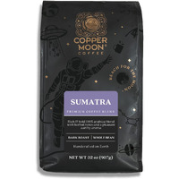 Copper Moon Dark Roast Whole Bean Coffee, Sumatra Blend, 2 Lb