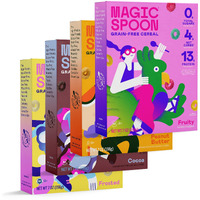 Magic Spoon Cereal, Variety 4-Pack Of Cereal - Keto & Low Carb Lifestyles, Gluten & Grain Free, High Protein, 0G Sugar