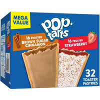 Pop-Tarts Toaster Pastries, Breakfast Foods, Kids Snacks, Variety Pack, 54.1Oz Box (32 Pop-Tarts)