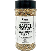 Everything Bagel Seasoning Blend Original Xl 10 Ounce Jar. Delicious Blend Of Sea Salt And Spices Dried Minced Garlic & Onion Flakes. Bagel Allspice, Sesame Seasoning Spice Shakera
