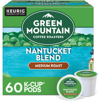 Green Mountain Coffee Roasters Nantucket Blend, Keurig Single Serve K-Cup Pods, Medium Roast Coffee, 60 Count, (6 Packs Of 10)