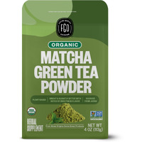Fgo Organic Matcha Green Tea Powder, Japanese Culinary Grade, Resealable Bag, 4Oz, Packaging May Vary (Pack Of 1)