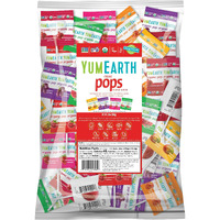 Yumearth Organic Pops Variety Pack, 250 Fruit Flavored Favorites Lollipops, Allergy Friendly, Gluten Free, Non-Gmo, Vegan, No Artificial Flavors Or Dyes
