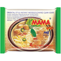 Mama Noodles Chand Clear Soup Instant Rice Noodles W/Delicious Thai Flavors, Hot & Spicy Noodles, No Trans Fat W/Fewer Calories Than Deep Fried Noodles 30 Pack