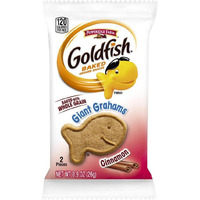 Pepperidge Farm Goldfish Whole Grain Giant Grahams, Cinnamon, 0.9 Oz, Pack Of 300