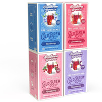Southern Breeze Berry Bundle Cold Brew Sweet Iced Tea With Black Tea And Zero Carbs Zero Sugar, 20 Individually Wrapped Tea Bags Pack Of 4 (Raspberry, Strawberry, Blueberry And Blackberry)