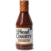 Head Country Bar-B-Q Sauce, Hickory Smoke Soy Free, Gluten Free Bbq Sauce With No Preservatives Smoky & Sweet Championship Barbecue Sauce For Ribs, Pork, Sausage & Brisket 20 Ounce, Pack Of 6