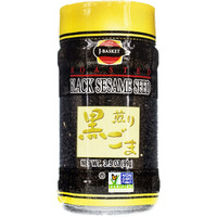 J-Basket Roasted Sesame Seed, Black, 3.5 Ounce (Pack Of 12)