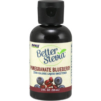 Now Foods Betterstevia Pomegranate Berry Zero-Calorie Liquid Sweetener, Keto Friendly, Suitable For Diabetics, No Erythritol, 2-Ounce