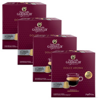Gran Caff Garibaldi For Nespresso Original Machine 200 Aluminum Pods Certified Genuine Espresso Dolce Aroma Pods Compatible With Nespresso Original (Dolce Aroma, 200 Count)