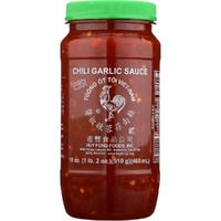 Huy Fong, Hot Chili Garlic Sauce, 18 Oz