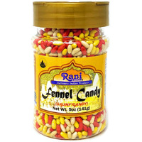Rani Sugar Coated Fennel Candy 5Oz (141G) Pet Jar ~ Indian After Meal Digestive Treat | Vegan | Gluten Friendly | Non-Gmo | Indian Origin