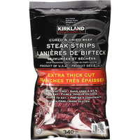 Kirkland Signature Premium Beef Steak Strips Jerky 12 Oz