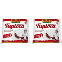 Amafil Flour 500G 17.6Oz Massa Para Pack, Tapioca, 17.5 Ounce, (Pack Of 2)