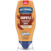 Hellmann's Mayonnaise Dressing Mild Chipotle, 8 Count, For Tacos, Grilled Chicken Sandwiches & More, With Real Ingredients & No Artificial Flavors, 11.5 Oz