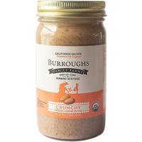 Burroughs Family Farms Regenerative Organic Creamy Almond Butter (14 Oz Pack Of 1, Crunchy)