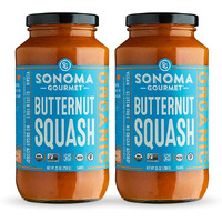 Sonoma Gourmet Organic Butternut Squash Pasta Sauce | Usda Organic, Vegan, Non-Gmo, No Sugar Added And Gluten-Free | 25 Ounce Jars (Pack Of 2)