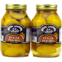 Amish Wedding Pickled Peach Halves 32Oz (Pack Of 2)