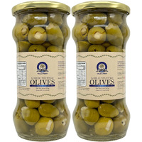 O'Valley Farms - Garlic Stuffed Peruvian Olives (Pack Of 2), 20 Oz X 2