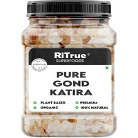 Ritrue - Gond Katira Pure Organic (Edible Gum) - 300 Gm - Tragacanth Crystals |100% Natural | Badam Pisin Almond Gum