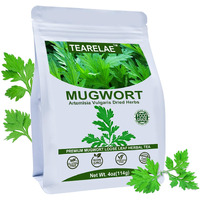 Tearelae - Natural Mugwort Herb Dried Leaves - 4Oz/114G - Mugwort Tea Loose Leaf - Non-Gmo, Sulfur-Free - 100% Pure Premium Dried Herbs - Help Sleep A Lucid Dream